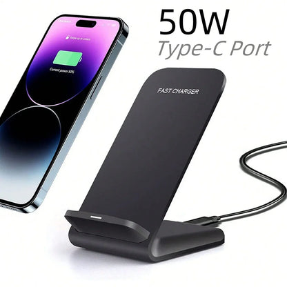 50W Wireless Charger Station