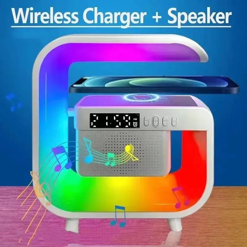 RGB Wireless Charger Stand With Speaker