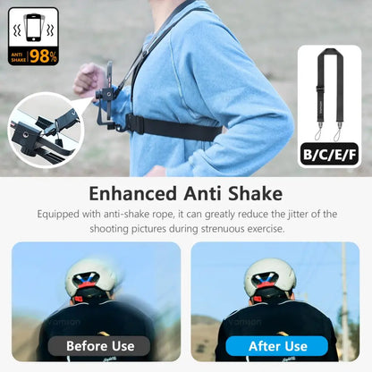 Smartphone Chest Strap Cell Phone Holder