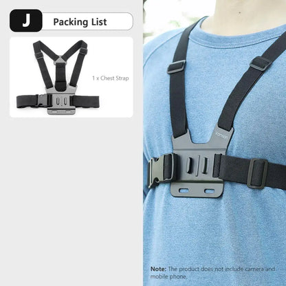 Smartphone Chest Strap Cell Phone Holder