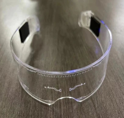 Led Glow Light Up Visor Glasses