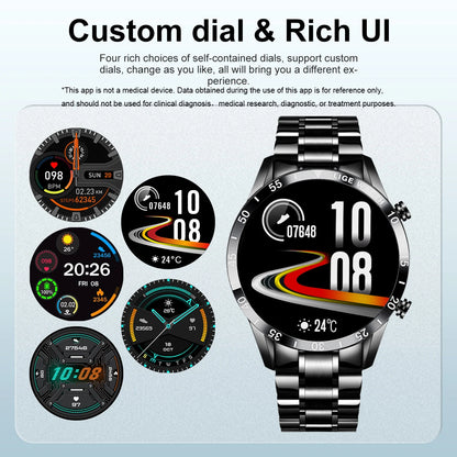 LIGE Fashion Smart Watch Men Full Circle Touch Screen