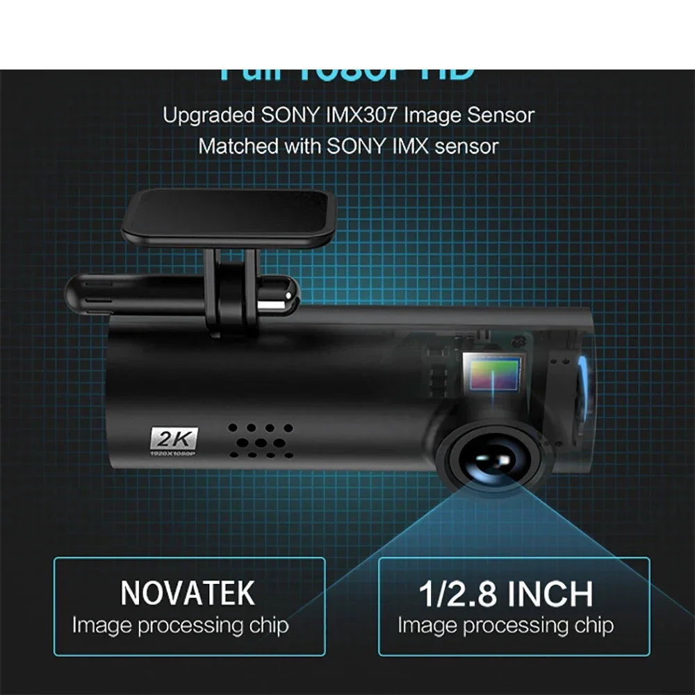 Dash Cam For Car Wi-Fi Video Recorder